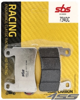 Predné okruhové brzdové platničky SBS 734DC Dual Carbon (Okruh)