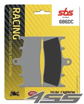 Predné okruhové brzdové platničky SBS 686DC Dual Carbon (Okruh)