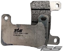 Predné závodné brzdové platničky SBS 806DS-1 Dual Sinter (Okruh)