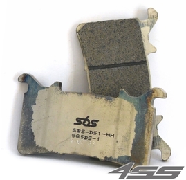 Predné závodné brzdové platničky SBS 985DS-1 Dual Sinter (Okruh)