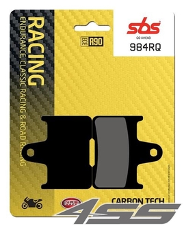 Zadné okruhové brzdové platničky SBS 984RQ Carbon Tech (Okruh)