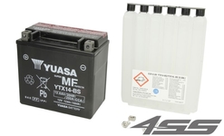 Motobatéria YUASA YTX14-BS (AGM)