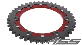 Reťazová rozeta ZF DUAL 1307,41 zubov - čierna/červená