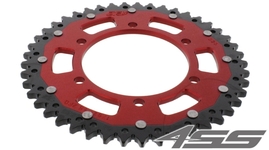 Reťazová rozeta ZF DUAL 1792,45 zubov - čierna/červená
