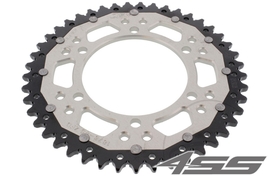 Reťazová rozeta ZF DUAL 1876,45 zubov - čierna/strieborná