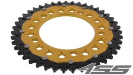 Reťazová rozeta ZF DUAL 1304,45 zubov - čierna/zlatá
