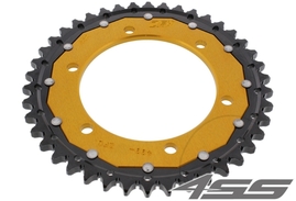 Reťazová rozeta ZF DUAL 499,39 zubov - čierna/zlatá